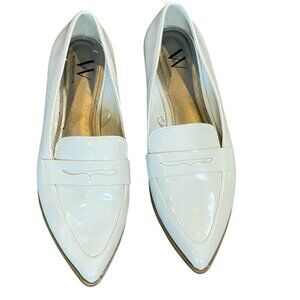 Worthington Cardiff Pointed Toe Loafers/Ballet Flats 8-1/2M Off-White #338H